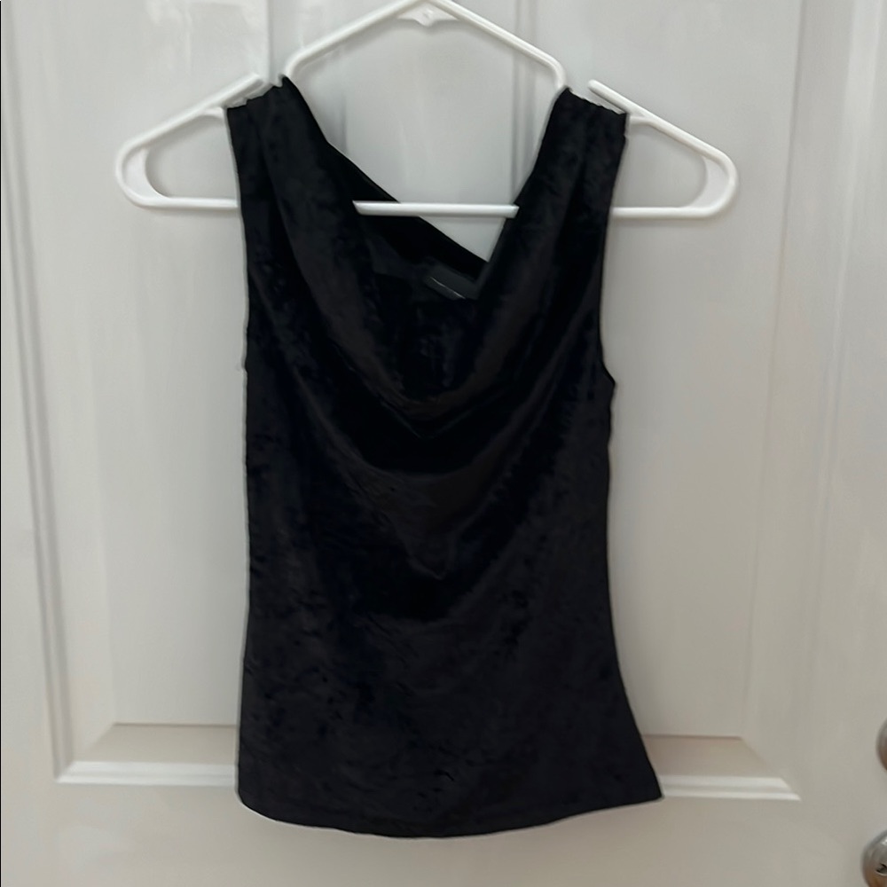The Limited Black Velvet Shell